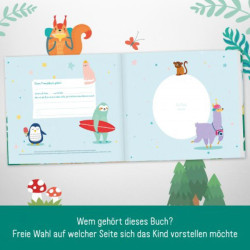 HÄFFT Freundebuch - Alle meine Kindgartenfreunde, sortiert - Dschungel Name