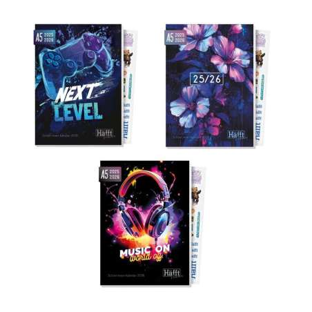 HÄFFT Planer 25/26, sortiert - Covers