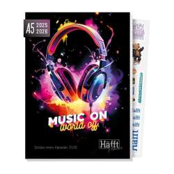 HÄFFT Planer 25/26, sortiert - Music on Cover