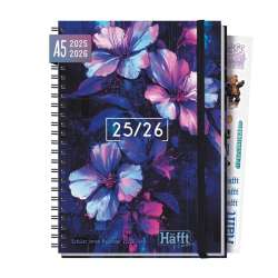 HÄFFT Planer Premium 25/26, sortiert - Dark Bloom Cover