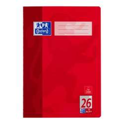 OXFORD Schulheft - Lineatur 26 kariert, DIN A4, 16 Blatt