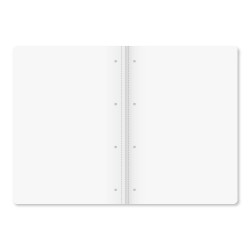 BRUNNEN Schulheft Vivendi - Perforation 4-fach-Lochung 16 Blatt A4 Lineatur 30 Innenansicht