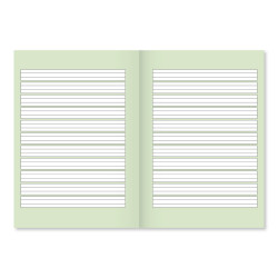 BRUNNEN Schulheft Recycling A5 - 16 Blatt Lineatur 1 Innenansicht