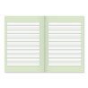 BRUNNEN Schulheft Recycling A5 - 16 Blatt Lineatur 1 Innenansicht