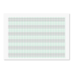 BRUNNEN Notenheft Star A5 quer - 80g/m2 8 Blatt Lineatur 14 Innenansicht