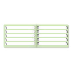 BRUNNEN Schreibheft A5 quer - 16 Blatt Lineatur 0 Innenansicht