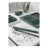 FABER-CASTELL 9000 Jumbo Bleistift Sets - 5er Set im Metalletui Zeichnung Set