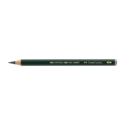 FABER CASTELL 9000 Jumbo Bleistift 2B liegend