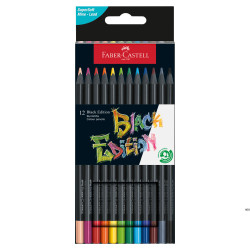 FABER CASTELL Black Edition Buntstifte 12er Set