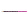 FABER-CASTELL Bleistift Grip 2001 schwarz-pink liegend