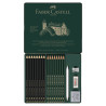 FABER-CASTELL Bleistift 9000 2x 8er Set CASTELL 9000 & PITT offen