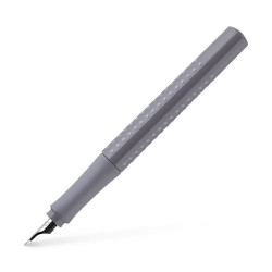 FABER-CASTELL Füller Grip 2010 Feder F, FABER-CASTELL Farben - dapple gray