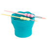 FABER-CASTELL Wasserbecher Clic and Go türkis Pinsel